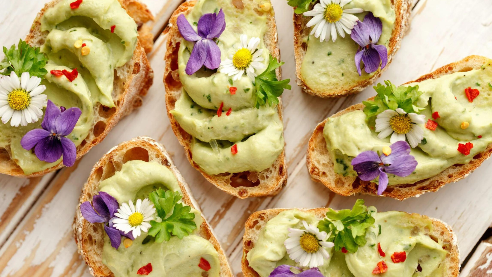 Brushetta au guacamole végétarien par MAISON COCKTAIL