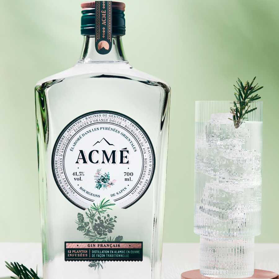 Acmé gin français illustration en cocktail | MAISON COCKTAIL