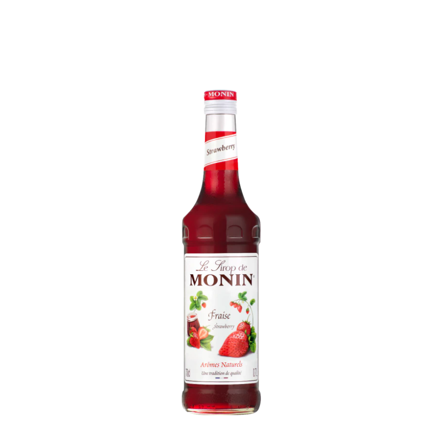 Bouteille de sirop MONIN saveur fraise 1 litre made in France in Bourges | MAISON COCKTAIL