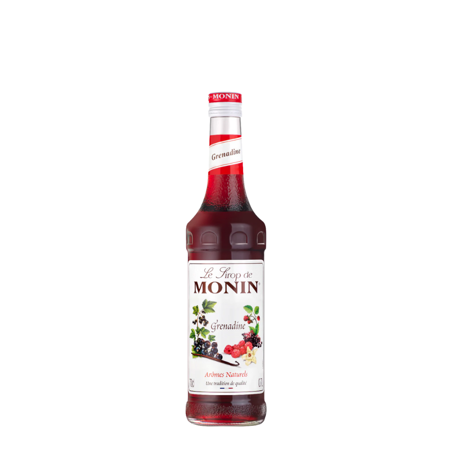 Bouteille de sirop MONIN 1 litre saveur grenadine - fabriqué en France à Bourges | MAISON COCKTAIL