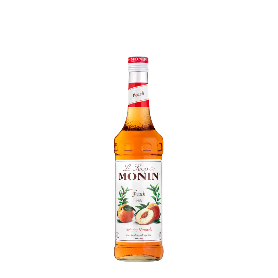 Bouteille de sirop de pêche 1 litre de MONIN | MAISON COCKTAIL