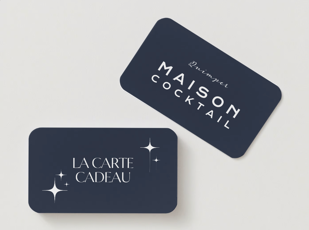 Visuel de la carte cadeau idéal par MAISON COCKTAIL