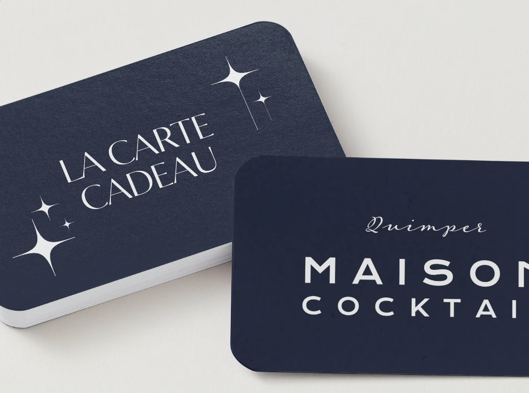 Visuel de la carte cadeau idéal par MAISON COCKTAIL