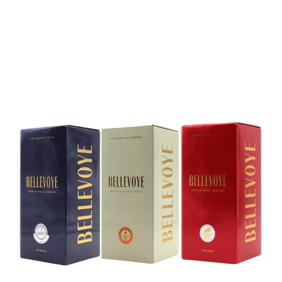 Trio whisky Bellevoye Bleu - Blanc - Rouge