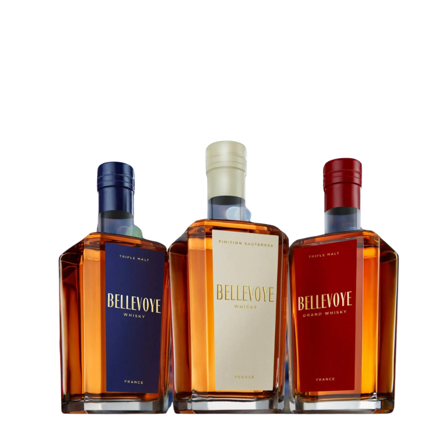 Trio whisky Bellevoye Bleu - Blanc - Rouge