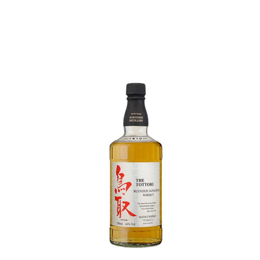 Vue bouteille de whisky japonais Tottori Blended 43° 70 cl | MAISON COCKTAIL
