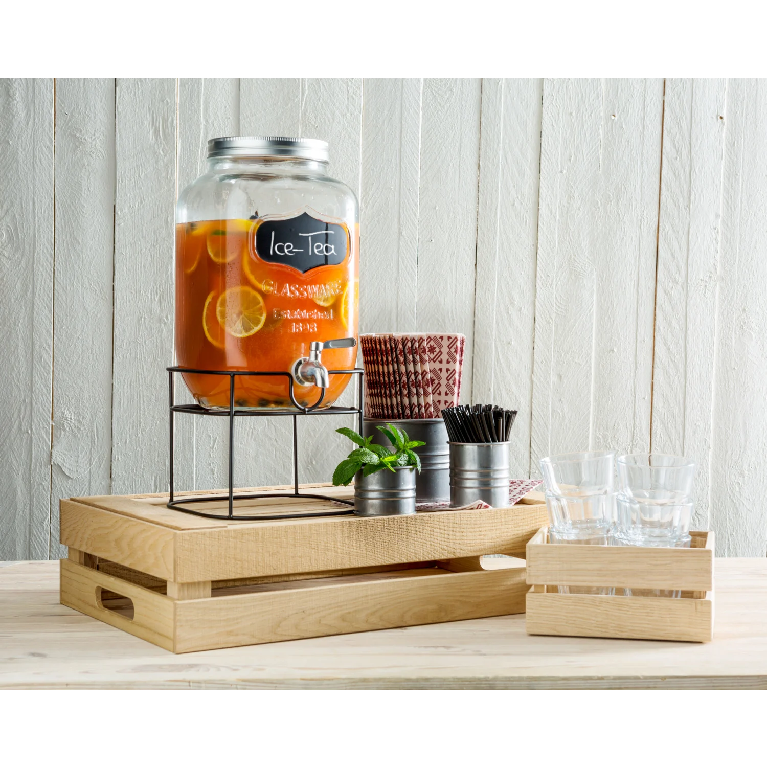 Distributeur de boisson avec support | MAISON COCKTAIL