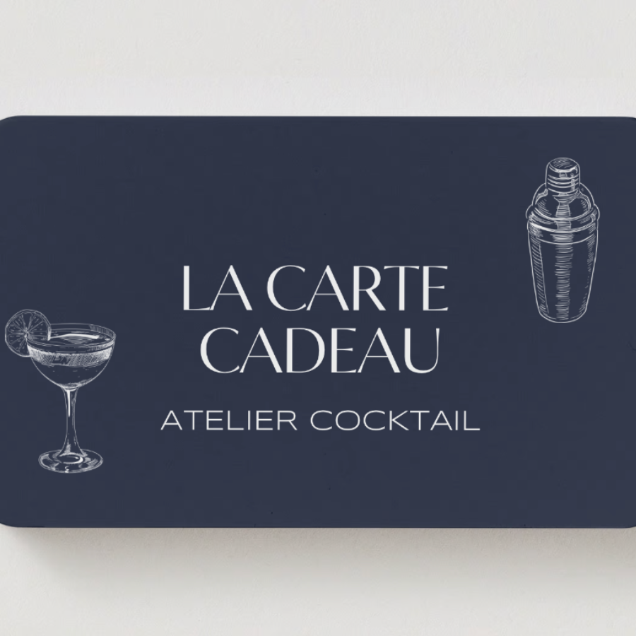 The cocktail workshop gift card