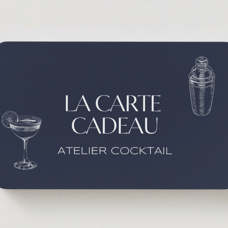 La carte-cadeau atelier cocktail