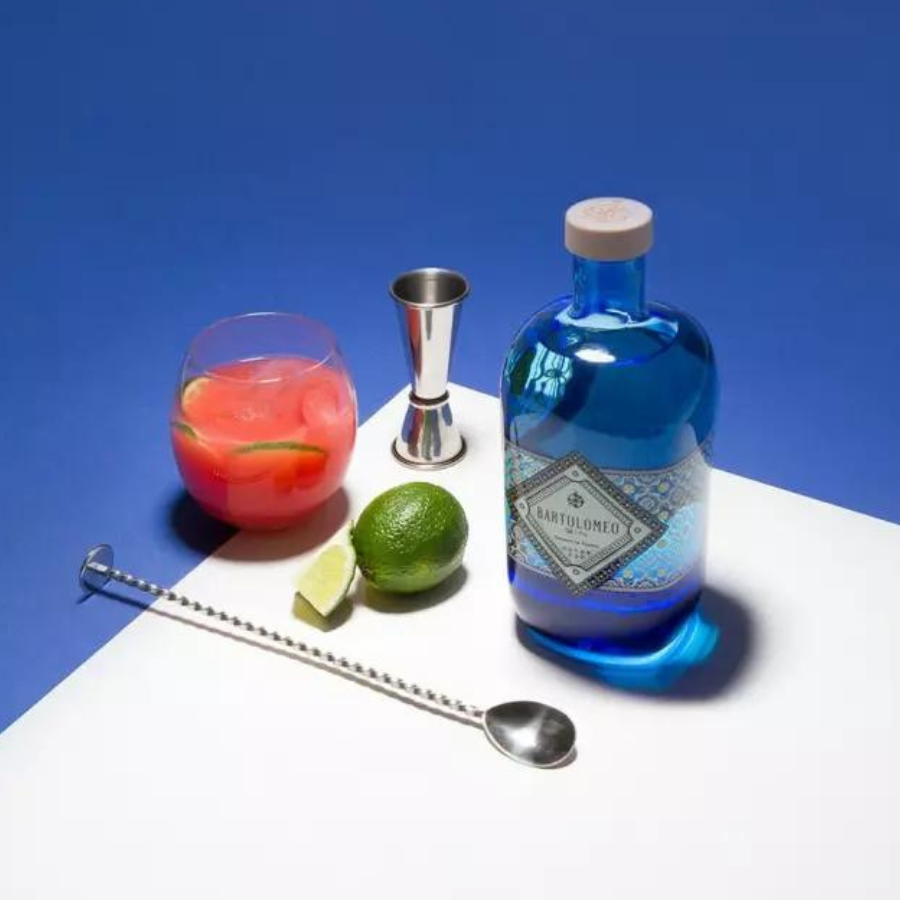 Bartolomeo gin - Présentation de cocktail orange sanguine - MAISON COCKTAIL