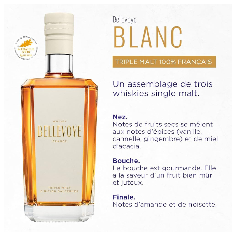 Bellevoye White Whiskey 40°